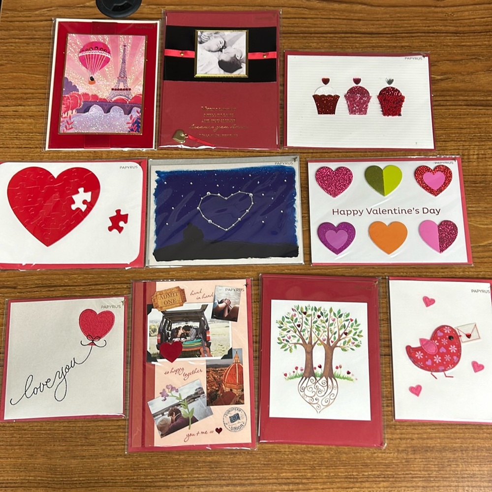 ❤️❤️Valentine’s Day cards- set of 10❤️❤️